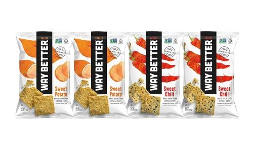 Miniatura 16 de Way Better Snacks Chips de tortilla, batata, 5.5 onzas