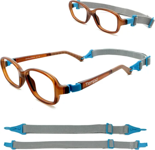 Tempo: Gafas irrompibles para niños - Gafas de moda flexibles para niños - 3006