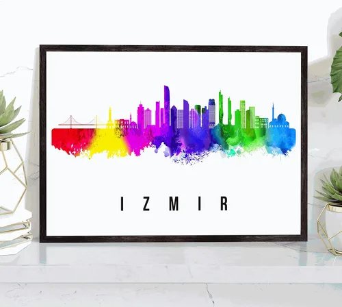 Miniatura 40 de Póster de Kazan Skyline Russia, pintura de paisaje urbano de Kazán, póster de Rusia, impresión de paisaje urbano de Kazán y monumentos, arte
