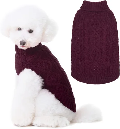 Miniatura 38 de BINGPET Suéter de Punto Térmico para Perros Pequeños, Medianos y Grandes, Abrigo de Invierno para Perros y Gatos, Conjuntos de Sudaderas Cálidas