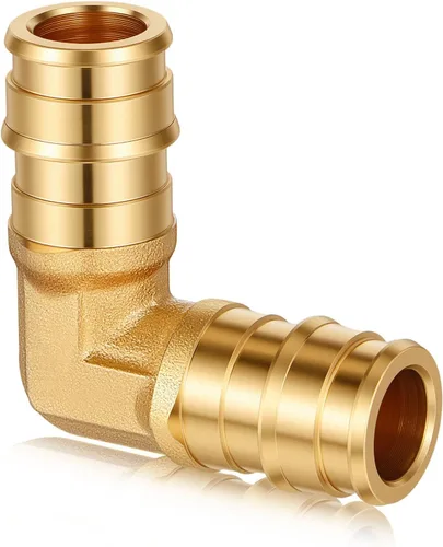 Miniatura 8 de 1 "X 1" Codo de 90 grados Pex A Accesorios de expansión Accesorios de latón Herramienta de crimpado Pex para conexión de tubería de tubería, ASTM