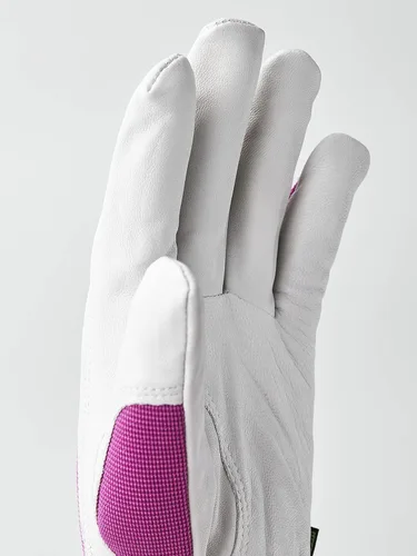Miniatura 4 de Hestra Job Kobolt Garden Glove, Leather Gardening Gloves for Pruning, Digging, & Outdoor Yard Work for Men & Women Fucsia