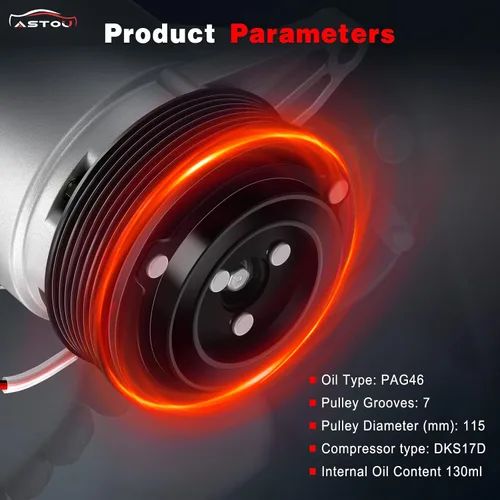 Miniatura 3 de Compresor de CA compatible con 3.5L para Nissan para Maxima para Pathfinder para Murano para Quest 2009-2015 Compresor de aire acondicionado