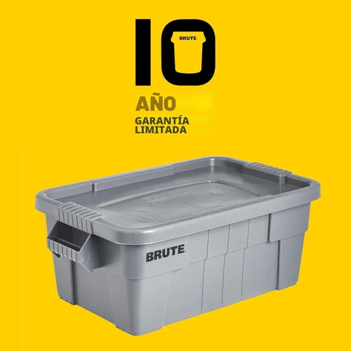 Miniatura 6 de Baúl con tapa Rubbermaid Commercial fg9s3100gray Brute, capacidad de 20 galones, 27-7/8 pulgadas, longitud x 17-3/8 pulgadas, ancho x 15-1/8 Gris