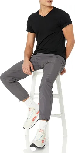 Miniatura 5 de Tienda Essentials Camiseta con cuello en V para hombre, paquete de 6