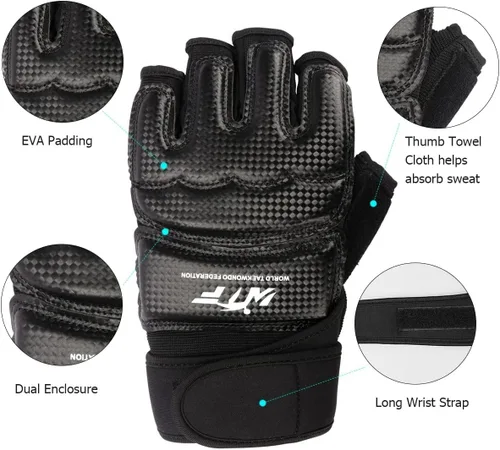 Miniatura 2 de Punch Bag Training Gloves, LangRay MMA Grappling Gloves for Sparring Martial Arts Boxing Training for Adults and Kids