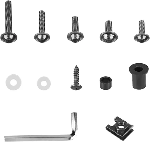 Miniatura 5 de Kit de tornillos de motocicleta Tornillos de aluminio Clips Tuercas Kit de pernos para Suzuki Yamaha Honda Kawasaki ZX-10R ZX-6R R1 R6 CBR600RR