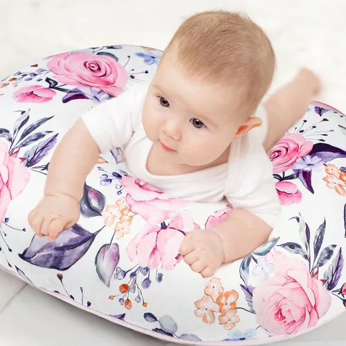 Miniatura 8 de Funda de almohada de lactancia, 1 unidad, funda de almohada de lactancia extraíble Minky para almohadas de lactancia materna, funda reversible
