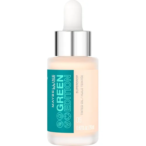 Miniatura 23 de Maybelline Green Edition Superdrop - Base de maquillaje de base de aceite tintado, base de cobertura natural ajustable formulada con aceite de 100
