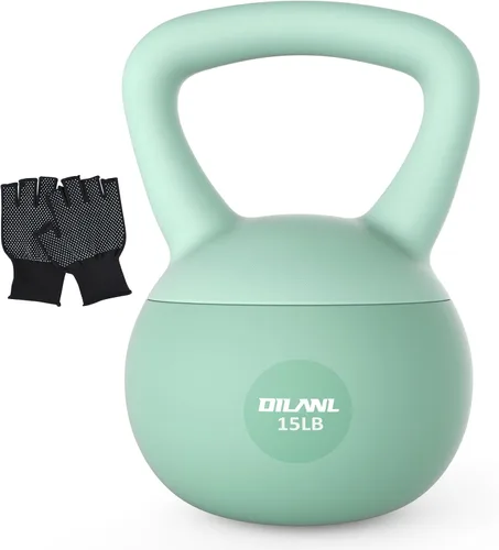 Miniatura 9 de Soft Kettlebell, Safe Strength Training Kettle bell, Cushioned Impact-Resistant Base and Anti-Slip Grip Weight, Kettlebells Set for Home Workouts