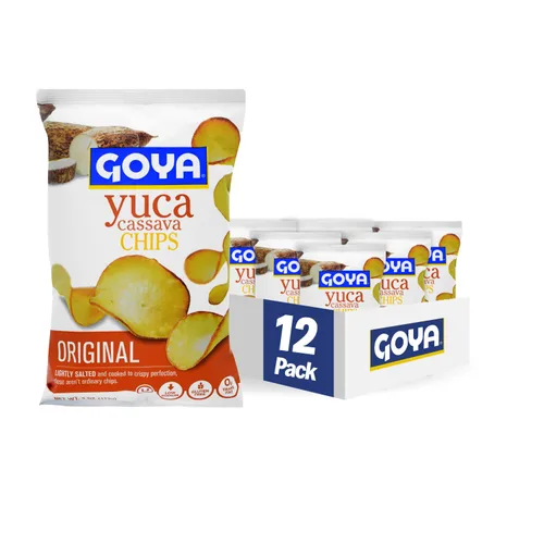 Miniatura 6 de Goya Chips de yuca de yuca de ajo, 4 onzas (paquete de 12)