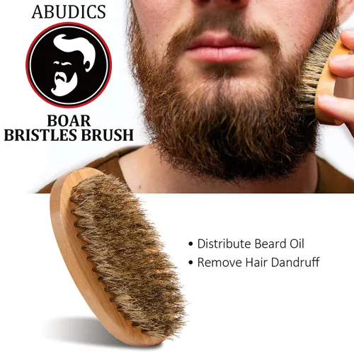 Miniatura 5 de Regalos para el día del padre, kit de barba para hombres, kit de crecimiento y aseo de barba con aceite para barba, bálsamo para barba, cepillo