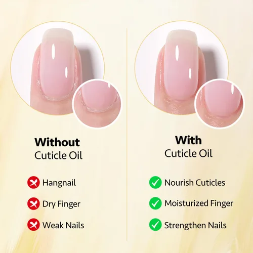 Miniatura 4 de GAOY Aceite para Cutículas, 20ml de Aceite Fortalecedor para el Cuidado de la Cutícula, Reparación para Uñas Dañadas, Hidratante para Promover