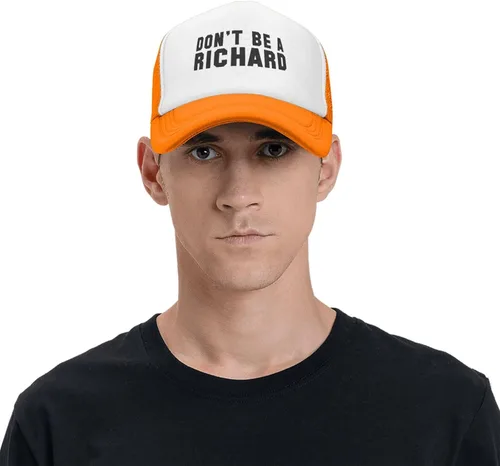 Miniatura 6 de Waldeal Don't BE A Richard Funny Gag Broma Party - Gorra de camioneros ajustable vintage