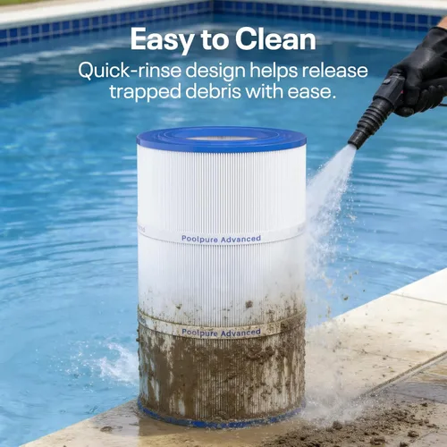 Miniatura 7 de POOLPURE Filtro de piscina PAP75 sustituye a Pentair CC75, PAP75, Pentair Clean & Clear 75, Ultral-C2, R173214, 59054100, Unicel C-9407, Filbur