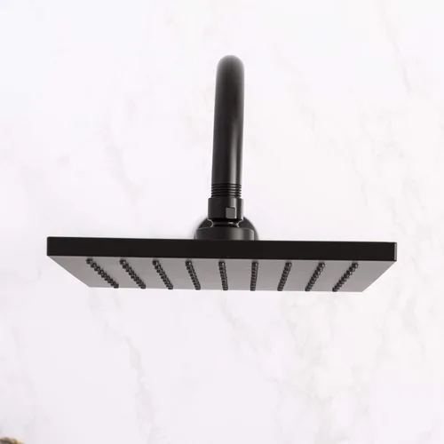 Miniatura 8 de JS Jackson Supplies, brazo de extensión de cabezal de ducha de 16 pulgadas de longitud montada, tubo extensor largo de arco alto, ideal para cabezal