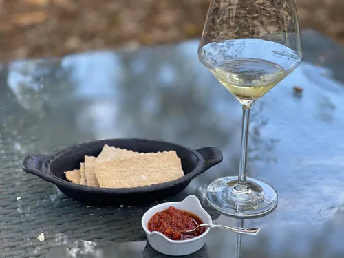 Miniatura 4 de Spicy Romesco by Ronda's Fine Foods Sumerge, salsa, untar Tarro de 9.0 onzas Gourmet, lote pequeño Almendras, aceite de oliva puro