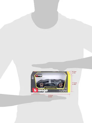 Miniatura 3 de Bburago 1:24 Lamborghini Terzo Millenio - Gris