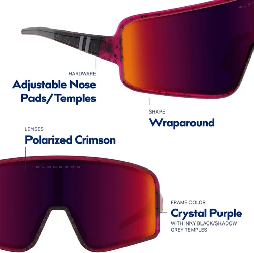 Miniatura 46 de Blenders Eyewear Eclipse X2 - Gafas de sol polarizadas - Lente envolvente - 100% protección UV - Para hombres y mujeres
