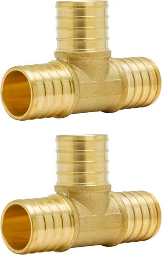 Miniatura 19 de SUNGATOR Paquete de 50 accesorios Pex de 1/2" en T, accesorios Pex de 1/2 pulgada en T, sin plomo, de latón, certificados NSF