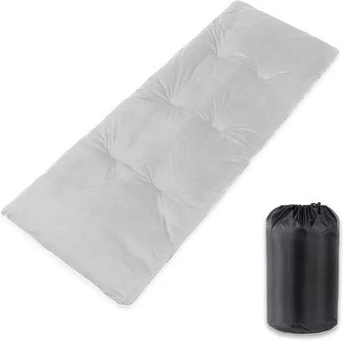 Almohadilla de dormir gruesa para acampar, cojines de campamento de microfibra suaves y cómodos para adultos, colchonetas plegables ligeras para