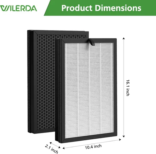 Miniatura 5 de Paquete de 2 filtros de repuesto H05, compatibles con HIMOX H05 Air Puri, filtro HEPA (no compatible con HIMOX H04)