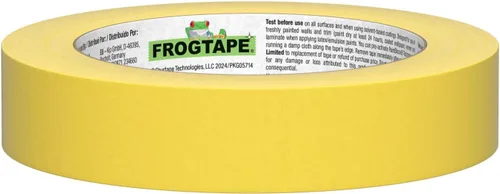 Miniatura 9 de FrogTape Cinta para pintores de superficies delicadas con PAINTBLOCK, 1 pulgada de ancho (0.94 pulgadas x 60 yardas), baja adherencia, ideal