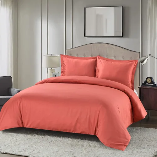 Miniatura 5 de Royal Hotel Bedding Funda de edredón suave y sedosa, viscosa hecha de mezcla de bambú y algodón, juego de funda de edredón de 3 piezas, Azul