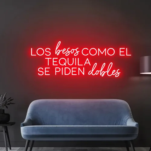 Miniatura 7 de Letrero de neón con texto en inglés «All You Need Is Tequila» de 23 pulgadas, para decoración de pared para el hogar, bar, pub, club