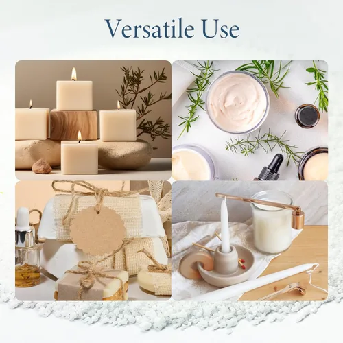 Miniatura 4 de TooGet Gránulos de ácido esteárico a granel de 2 libras de ácido estérico para fabricación de jabón, velas, cosméticos, cuidado de la piel DIY