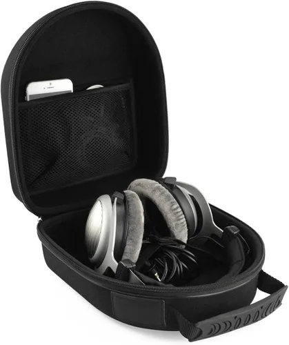 Miniatura 4 de Geekria Funda protectora protectora para auriculares de gran tamaño, funda protectora de repuesto para viaje con almacenamiento de cables