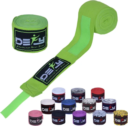 Miniatura 13 de DEFY Professional – Vendas elásticas profesionales para manos, de 180 pulgadas (457.2 cm), para boxeo, muay thai, MMA, para hombre y mujer - Par Rojo