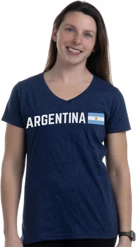 Miniatura 2 de Nations of the World - Camiseta con cuello en V para mujer