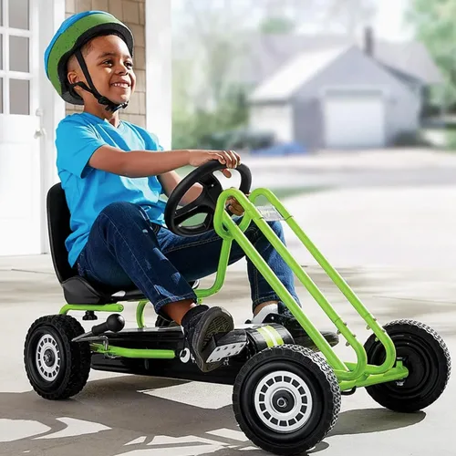 Miniatura 6 de Pedal Go Kart Hauck, carrera verde