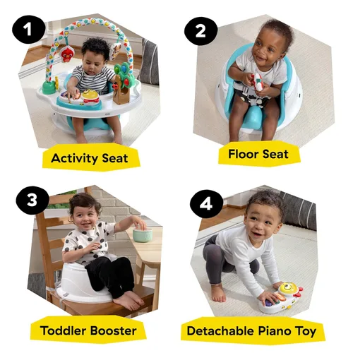 Miniatura 2 de Baby Einstein SuperSeat Touch of Tunes - Asiento de actividades 3 en 1, con música y luces, a partir de 6 meses