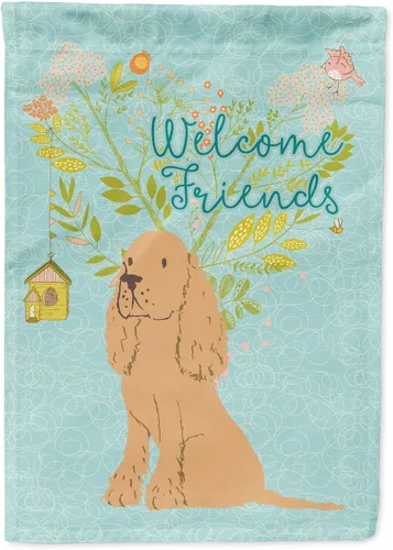 Miniatura 77 de Caroline's Treasures BB7594GF Bandera de jardín de Husky siberiano con texto en inglés "Welcome Friends" - Bandera decorativa para patio exterior