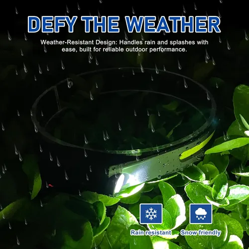 Miniatura 4 de Nessciera Linterna frontal recargable (paquete de 2), linterna de cabeza LED, luz de diadema de haz ancho de 230°, 400 lúmenes súper brillante, Negro