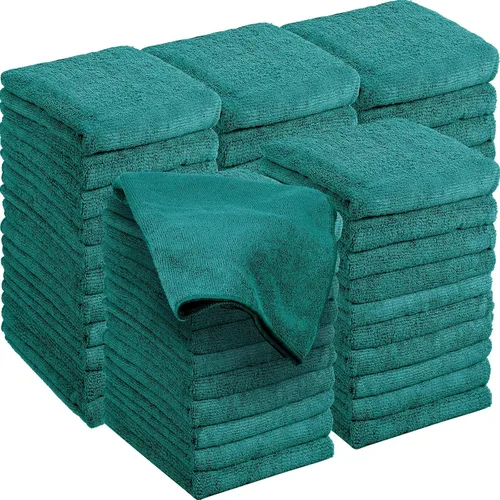 Miniatura 17 de Panelee 36 paquetes de toallas de microfibra absorbentes a prueba de blanqueador, resistentes a la decoloración, toallas de mano para gimnasio, Negro