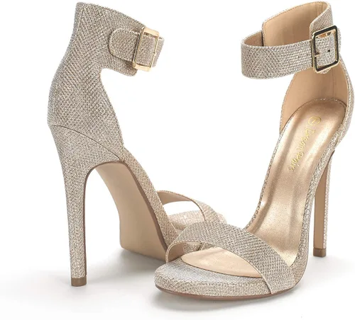 Miniatura 4 de DREAM PAIRS Sandalias de tacón con correa de tobillo para mujer