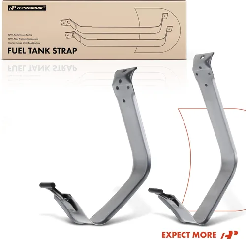 Miniatura 9 de A-Premium Correas de depósito de combustible compatibles con Ford Ranger 2004-2011 L4 2.3L V6 3.0L 4.0L Pick-up de cabina estándar, juego de 2 piezas