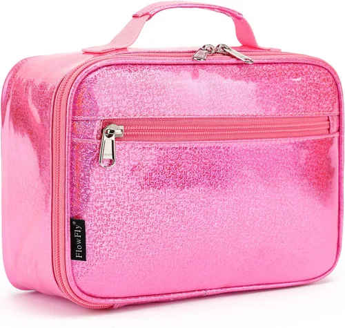 Miniatura 13 de FlowFly Lonchera para niños, bolsa suave aislada, mini hielera para el regreso a clases, kit de bolsa térmica para comidas, para niñas, niños, fútbol