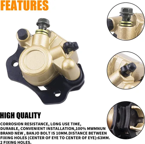 Miniatura 2 de Pinza de freno 110cc 125cc 200cc 250cc 196cc 150cc 6.5HP CTieoleman kt196 yerf dog gx150 Kandi Baja RTK200 Go Kart RTK200Dune Buggy Taotao Roketa