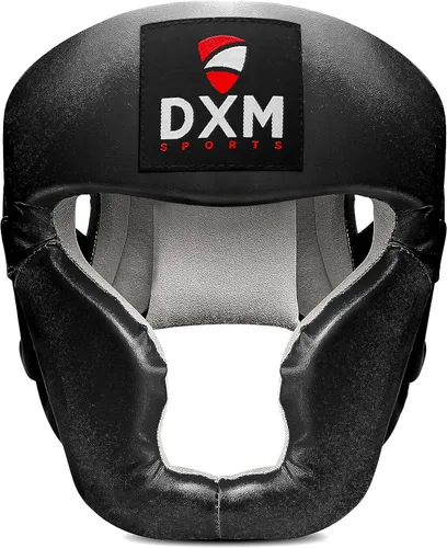 Miniatura 2 de DXM SPORTS Casco de boxeo para entrenamiento de MMA, Sparring Kickboxing, protector de cabeza de seguridad ajustable para Muay Thai, Karate