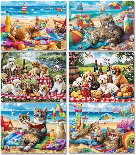 Miniatura 13 de DOTSOPS Kits de Pintura de Diamantes Arte Adultos Kit de Pintura Manualidades DIY Arte de Diamantes 5D Paquetes Kits Completos para Adultos