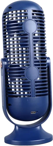 Miniatura 9 de Ventilador de mesa de torre de escritorio, ventilador de mesa silencioso, torre oscilante, ventilador de mesa con enchufe USB, ventilador de mesa