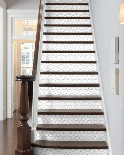 Miniatura 29 de FLFK Calcomanías para escaleras - Adhesivos para escaleras, Calcomanías autoadhesivas para escalones de Sunrise Coast, para decoración del hogar