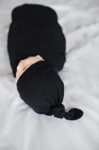 Miniatura 44 de Copper Pearl - gorro de bebé con nudo superior elástico suave