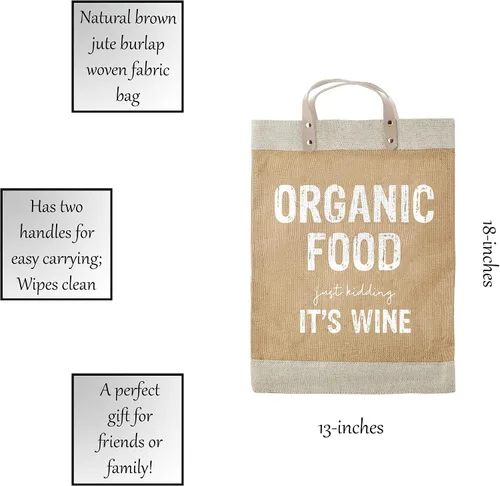 Miniatura 5 de Santa Barbara Design Studio Hold Everything Market Tote, 13 x 18 pulgadas, Just Kidding