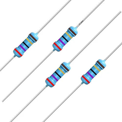 Miniatura 10 de California JOS 100 unidades de resistencia de 0.12 ohmios 1/4w (0.25 W) Resistencia fija de película metálica de tolerancia ±1%, más de 189 valores