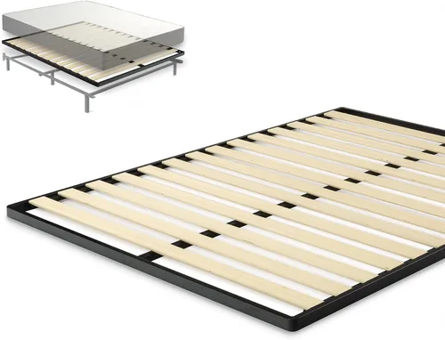 Miniatura 9 de Zinus Deepak - Base de listones de madera de montaje fácil de 1.6 pulgadas, reemplazo de base para la cama, tamaño matrimonial